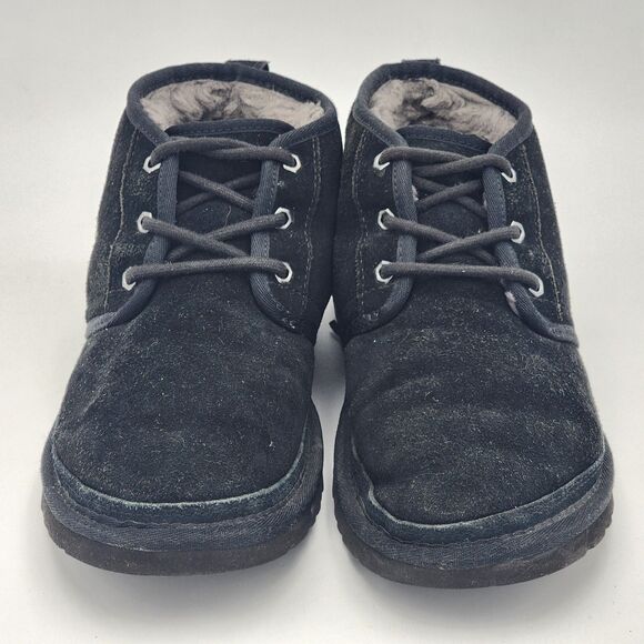 Ugg Neumel Suede Lace Up Chukka Boots Black Men\'s Size 8 main image 4